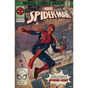 Spider Man Comic Book Cover Poster
